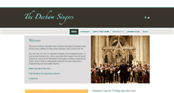 Desktop Screenshot of durham-singers.org